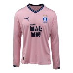 Men's Malmö FF 2025 Away Long Sleeve Shirt - Pink Men's Malmö FF 2025 Away Long Sleeve Shirt - Pink