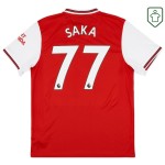 Men's Arsenal 2019/20 Home Retro Shirt Saka #77