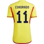 Juan Cuadrado #11 Colombia Home Jersey World Cup 2022