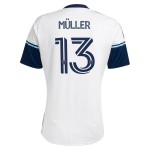 Women's Vancouver Whitecaps FC 2025 Home Shirt - Müller #13 Women's Vancouver Whitecaps FC 2025 Home Shirt - Müller #13