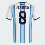 Women's Argentina 2026 Home Authentic World Cup Shirt E. FERNÁNDEZ #8