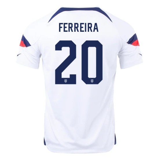 Jesus Ferreira #20 USMNT Home Jersey World Cup 2022