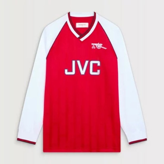 Kid's Arsenal 1988/89 Home Retro Long Sleeve Shirt Kid's Arsenal 1988/89 Home Retro Long Sleeve Shirt