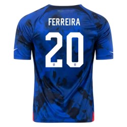 Jesus Ferreira #20 USMNT Away Jersey World Cup 2022