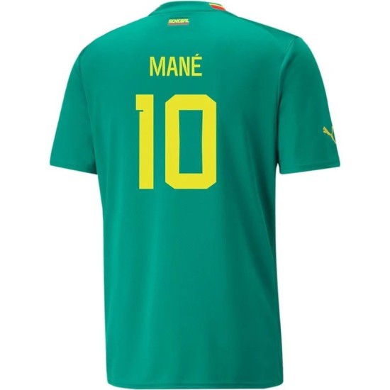 Sadio Mane #10 Senegal Away Jersey World Cup 2022