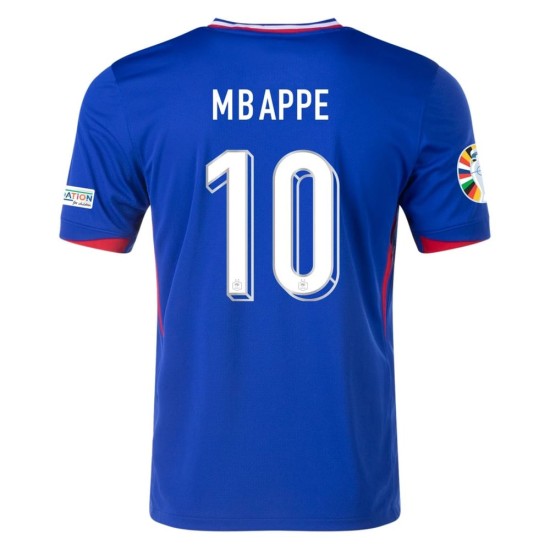 Kylian Mbappe #10 France Home Jersey EURO 2024