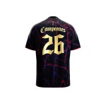 Kid's FC Barcelona 2026 Spanish Champions Shirt - Black
