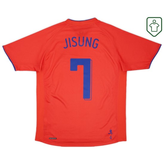 Men's South Korea 2006/08 Home Retro Shirt Jisung #7