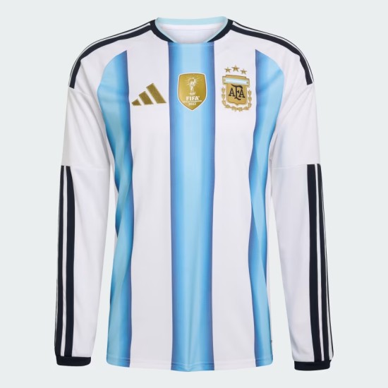 Kid's Argentina 2026 Home World Cup Long Sleeve Shirt Kid's Argentina 2026 Home World Cup Long Sleeve Shirt