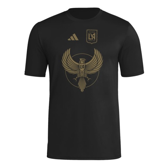 Women's Los Angeles FC 2025 Third Hook AEROREADY Shirt - Black Women's Los Angeles FC 2025 Third Hook AEROREADY Shirt - Black