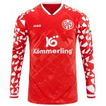 Women's Mainz 05 2025/26 Home Long Sleeve Shirt Women's Mainz 05 2025/26 Home Long Sleeve Shirt