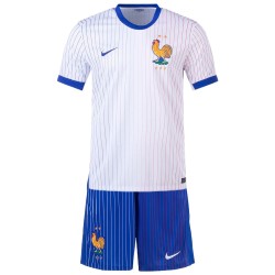 Kid's France Away Jersey+Shorts EURO 2024