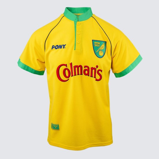 Kid's Norwich City 1997/99 Home Retro Shirt