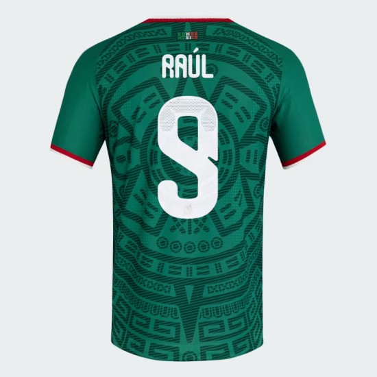 Kid's Mexico 2026 Home Authentic World Cup Shirt RAÚL #9 Kid's Mexico 2026 Home Authentic World Cup Shirt RAÚL #9