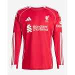 Men's Liverpool 2025/26 Home Long Sleeve Shirt