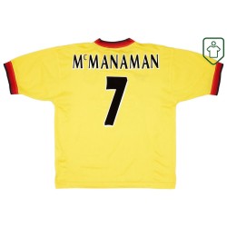 Men's Liverpool 1997/98 Away Retro Shirt McManaman #7