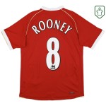 Men's Manchester United 2006/07 Home Retro Shirt Rooney #8