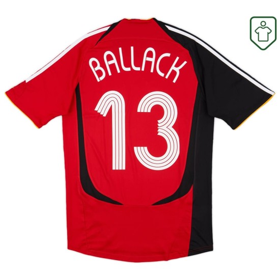 Men's Germany 2005/07 Away Retro Shirt Ballack #13