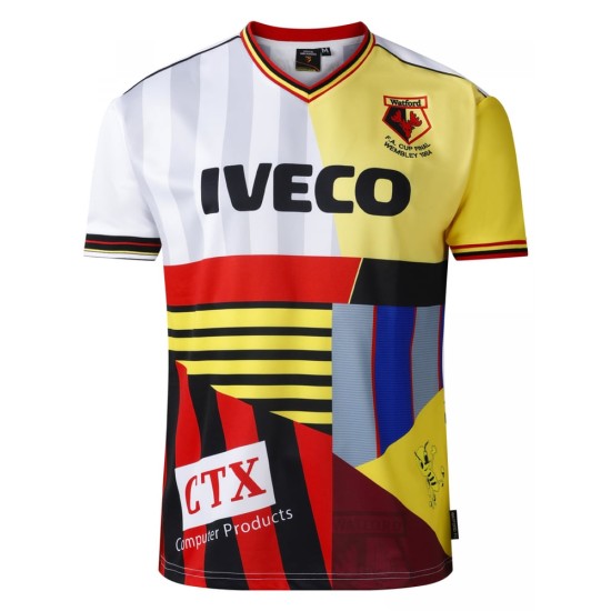 Men's Watford 1973/74 Retro Mash Up Shirt