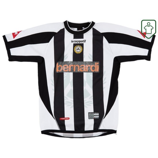 Men's Udinese 2003/04 Home Retro Shirt