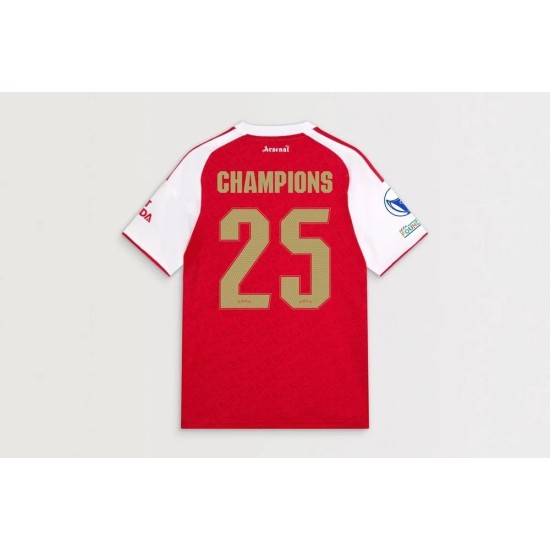 Women's Arsenal 2025/26 Home UWCL Champions Shirt