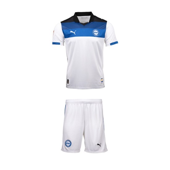 Kid's Alaves 2025/26 Away No Sponsor Kit