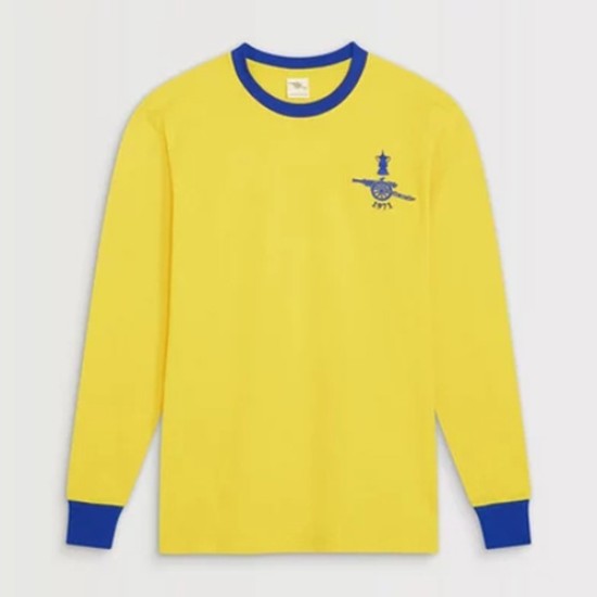 Women's Arsenal 1971 Away Retro FA Cup Long Sleeve Shirt
