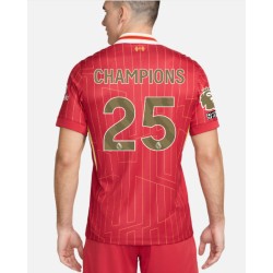 Men's Liverpool 2024/25 Home LFC Champions Shirt - CHAMPIONS 25