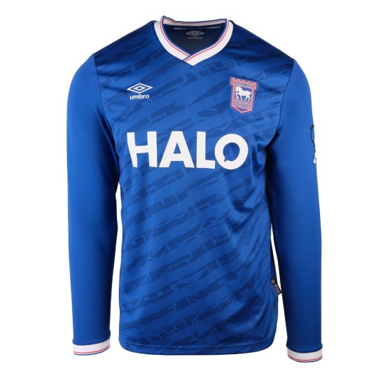 Women's Ipswich Town 2025/26 Home Long Sleeve Shirt Women's Ipswich Town 2025/26 Home Long Sleeve Shirt