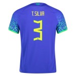 Thiago Silva #3 Brazil Away Jersey World Cup 2022 Thiago Silva #3 Brazil Away Jersey World Cup 2022