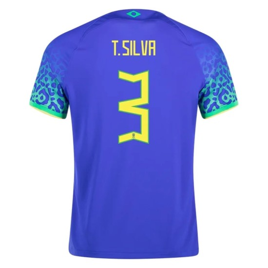 Thiago Silva #3 Brazil Away Jersey World Cup 2022 Thiago Silva #3 Brazil Away Jersey World Cup 2022