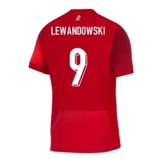 Women's LEWANDOWSKI Poland 2024/25 Away Shirt Women's LEWANDOWSKI Poland 2024/25 Away Shirt