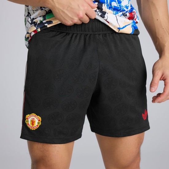Women's Manchester United 2025/26 Stone Roses Shorts