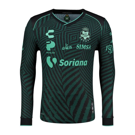 Men's Santos Laguna 2024/25 Away Long Sleeve Shirt