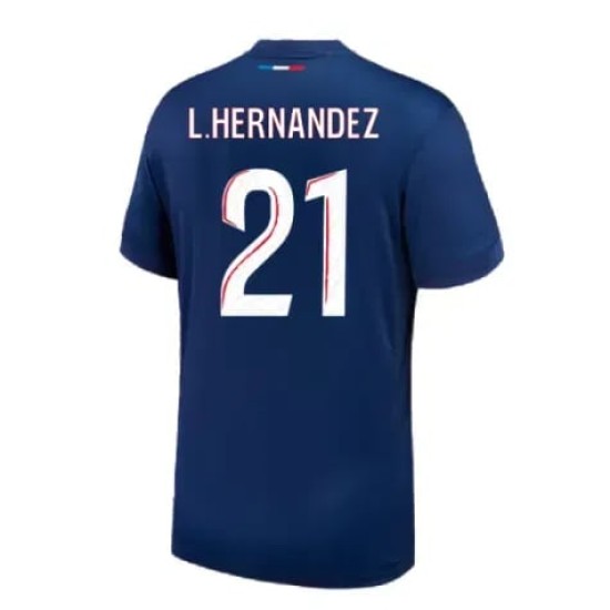 Kid's L.HERNANDEZ PSG 2024/25 Home Shirt Kid's L.HERNANDEZ PSG 2024/25 Home Shirt