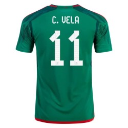 Carlos Vela #11 Mexico Home Jersey World Cup 2022
