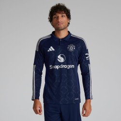 Men's Manchester United 2024/25 Away Long Sleeved Shirt