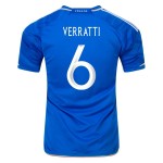 Italy #6 Marco Verratti Home Jersey 23/24