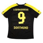 Women's LEWANDOWSKI BVB Borussia Dortmund 2013/14 Away Shirt Women's LEWANDOWSKI BVB Borussia Dortmund 2013/14 Away Shirt