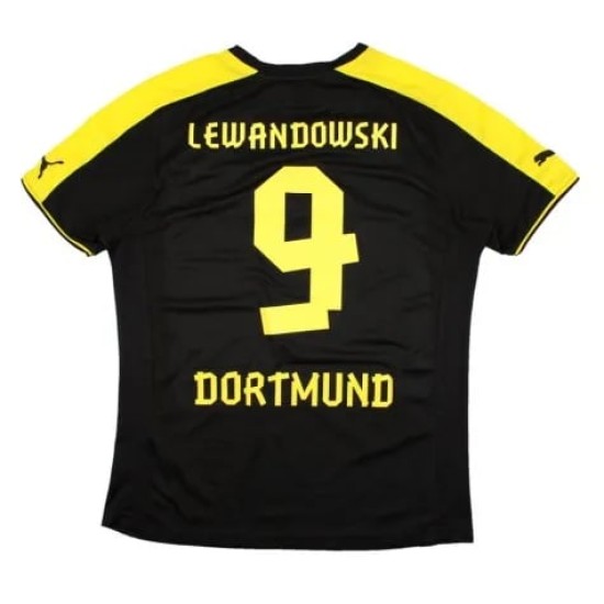 Women's LEWANDOWSKI BVB Borussia Dortmund 2013/14 Away Shirt Women's LEWANDOWSKI BVB Borussia Dortmund 2013/14 Away Shirt