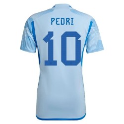 Pedri #10 Spain Away Jersey World Cup 2022