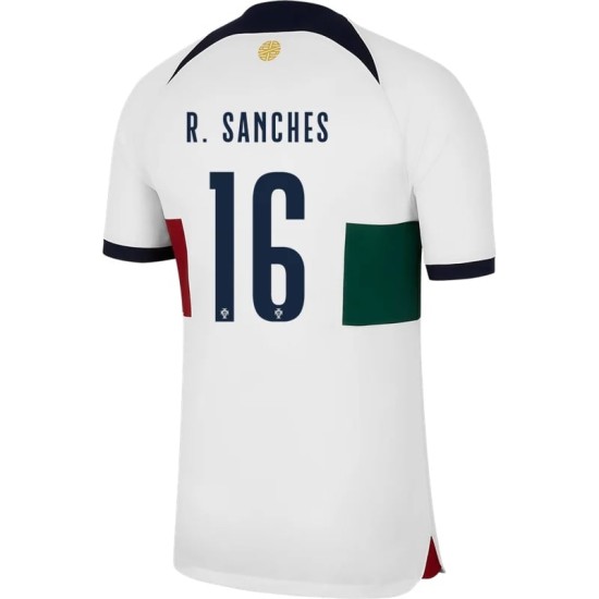 Renato Sanches #16 Portugal Away Jersey World Cup 2022