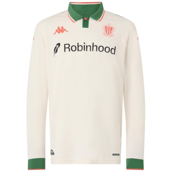 Kid's OGC Nice 2025/26 Away Long Sleeve Shirt