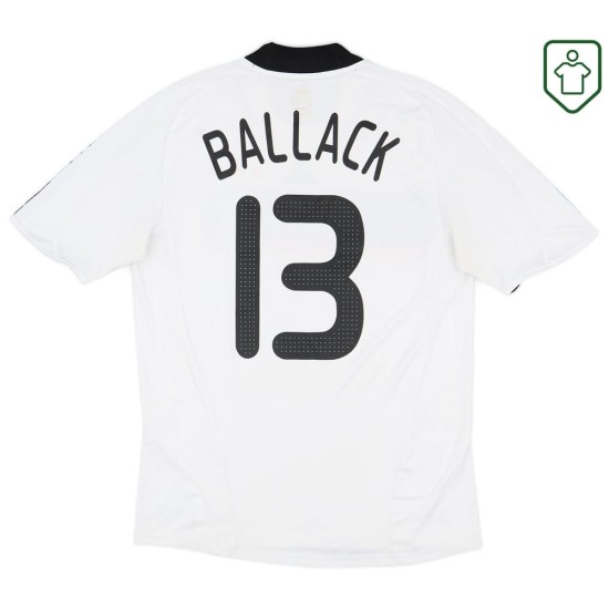 Men's Germany 2008/09 Home Retro Shirt Ballack #13