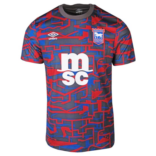 Men's Ipswich Town 2025/26 Away Warm Up Shirt