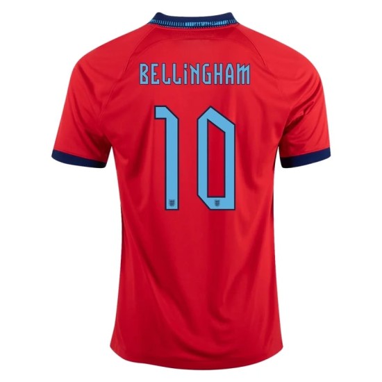 Jude Bellingham #10 England Away Jersey World Cup 2022
