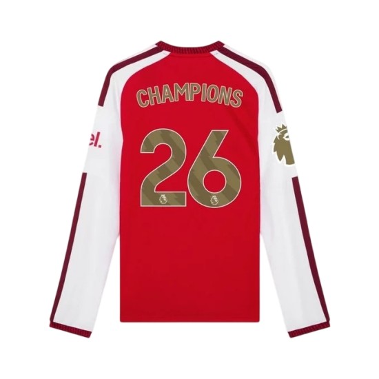 Kid's Arsenal Premier League Champions Long Sleeve Shirt #26 Kid's Arsenal Premier League Champions Long Sleeve Shirt #26