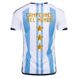 Argentina Champions Home Jersey World Cup 2022 - 3 Stars