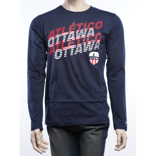 Kid's Atlético Ottawa 2025 Third New Era Long Sleeve Shirt