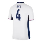 Declan Rice #4 England Home Jersey EURO 2024